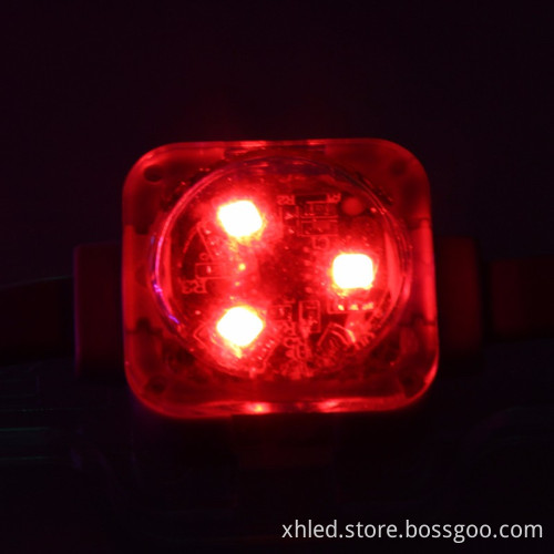 RED High Brightness 0.75W DC12V 25mm SMD3535Led Pixel Light IP67 Waterproof